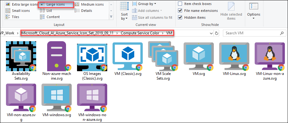 Download Azure Icons Enable Svg Thumbnail Preview In File Explorer Arlan Blogs